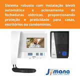 Vídeo Porteiro HDL Class 4.3 Branco com Visão Noturna Bivolt
