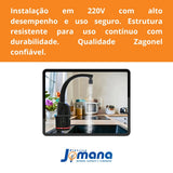 Torneira Elétrica Prima Black Touch 220V 5500W 60 Hz Preto Polido Zagonel