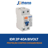 Interruptor Diferencial DR IDR 2P 40A Bivolt Enerbras