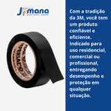 Fita Isolante Imperial 3m 18mm X 10 Metros- Kit com 10 Unidades