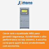 Inversor de Frequência WEG CFW300 1cv 4,2A 220V Monofásico para Trifásico – CFW300A04P2S2NB20
