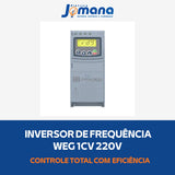 Inversor de Frequência WEG CFW300 1cv 4,2A 220V Monofásico para Trifásico – CFW300A04P2S2NB20