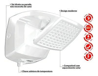 DUCHA LORENZETTI FUTURA ELETRÔNICA BRANCA 127V 5500W