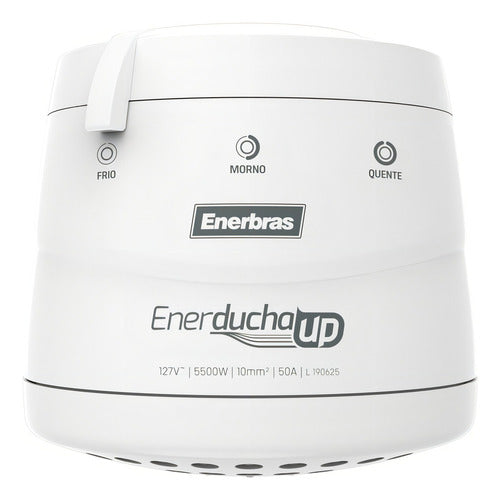Chuveiro Enerducha Up Branco 3 Temperaturas Potência 5500 W 220V Enerbras