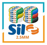 Cabo Flexível SIL FlexSil 1x10mm² Azul 100 Metros 450/750V Antichama em Rolo