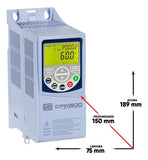 Inversor de Frequência WEG CFW500 G2 2CV 380-480V Trifásico 4,3A CFW500A04P3T4NB20G2 15573819