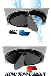 Grelha Inox para Ralo Lorenzetti LorenProtect Redonda 150 mm (15 cm) com Fechamento Automático Anti-Inseto