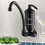 Purificador de Água com Torneira Lorenzetti Acqua Bella PA PR Parede Preto Black Refil Troca Fácil