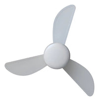 Ventilador de Teto Ventisol Fênix 3 Pás 96cm Branco 127V ou 220V 130W com Chave de Parede e Lustre para 2 Lâmpadas