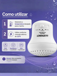 Chuveiro Lorenzetti Maxi Ducha Ultra Branco 127V 5500W 5,5 kW