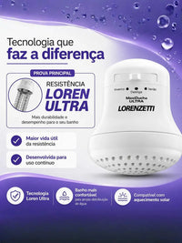 Chuveiro Lorenzetti Maxi Ducha Ultra Branco 127V 5500W 5,5 kW