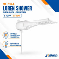 Ducha Loren Shower Ultra Eletrônica 127V 5500W Lorenzetti