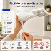 Ducha Loren Shower Ultra Eletrônica 127V 5500W Lorenzetti