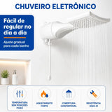 Chuveiro Lorenzetti Loren Shower Ultra Eletrônico 220V 7500W Branco – Controle Eletrônico de Temperatura