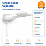 Chuveiro Lorenzetti Loren Shower Ultra Eletrônico 220V 7500W Branco – Controle Eletrônico de Temperatura