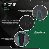 Chuveiro Eletrônico Enerbras E-Griff Preto 127V 5500W com Controle Eletrônico de Temperatura