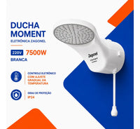 Chuveiro Ducha Eletrônica Moment 7500W 220V 7.5 kW Zagonel