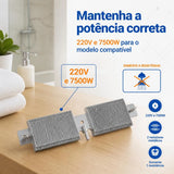 Resistência Lorenzetti Loren Shower Ultra 3065M Cinza 220V 7500W Original