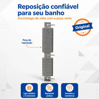 Resistência Lorenzetti Loren Shower Ultra 3065M Cinza 220V 7500W Original
