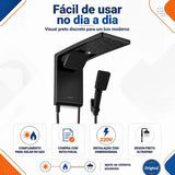 Chuveiro Elétrico Lorenzetti Acqua Duo Ultra Preto 220V 7800W com Ducha e Chuveiro Integrados