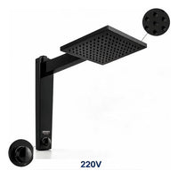 Chuveiro Acqua Century Preto 7500W 220V Eletrônico 7.5 KW Lorenzetti