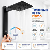 Chuveiro Acqua Century Preto 7500W 220V Eletrônico 7.5 KW Lorenzetti