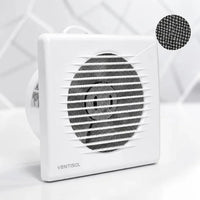 Exaustor para Banheiro Ventisol EXB 150 150mm 220V 22W Branco – Alta Vazão 186m³/h