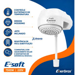 Ducha Eletrônica E-Soft 7500W 220V Branca Enerbras