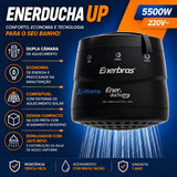 Chuveiro Ducha Enerducha Up Preto 3 Temperaturas 5500W 220V Enerbras