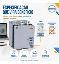 Soft Starter WEG SSW07 SSW070312T5SH2Z 312A 220-575V Trifásica