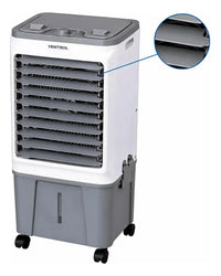 Climatizador de Ar Ventisol CLIN16-02 16 Litros 220V Branco/Cinza – 5 em 1 com Reservatório para Gelo