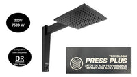 Chuveiro Acqua Century Preto 7500W 220V Eletrônico 7.5 KW Lorenzetti