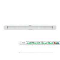 Luminária LED Taschibra Lumifácil 120cm 41W (2x20,5W) 6500K – Branco Frio – Autovolt