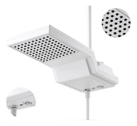 Chuveiro Eletrônico Enerbras E-GRIFF Branco 220V 7800W com Controle Eletrônico de Temperatura