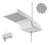 Chuveiro Eletrônico Enerbras E-GRIFF Branco 220V 7800W com Controle Eletrônico de Temperatura