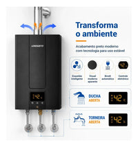 Aquecedor A Gas Lorenzetti 2500de-bk Glp Preto 127/220v Glp