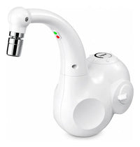 Torneira Eletrônica Zagonel Lumen Branca 220V 5500W para Cozinha com Bica Móvel