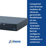 Kit Segurança WEG 4 Câmeras HD Full HD + DVR 4 Canais Bivolt 127/220V para Monitoramento Residencial e Comercial