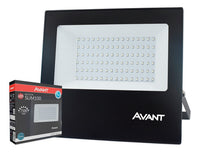 Refletor Led Slim Preto 100W IP 66 6500K Temperatura de cor Branco Frio Bivolt AVANT
