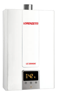 Aquecedor De Água LZ 2500DE GLP Digital Branco Bivolt Lorenzetti