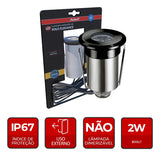 Balizador LED Solo Elegance 2W 3000K Bivolt IP67 Preto Fosco Avant – Modelo 337010578