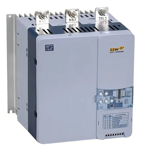 Chave de Partida Soft Starter WEG SSW07 200A Trifásica 220–575V 75CV (220V) / 125CV (380V) Modelo SSW070200T5SZ