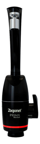 Torneira Elétrica Prima Black Touch 220V 5500W 60 Hz Preto Polido Zagonel