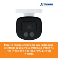 Câmera IP Bullet Full HD 2MP PoE WCAM IP-H022-B11 Branca WEG – Lente 2,8 mm | IP66 | Microfone Integrado