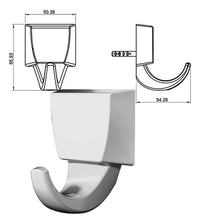 Kit Acessórios Banheiro Lorenzetti Attic Quadra 5 Peças Branco 2000 F24 Fixação Parede