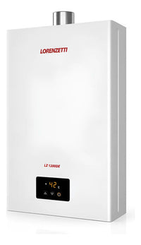 Aquecedor a Gás Lorenzetti LZ-1200DE GLP 12L/min Digital Exaustão Forçada Bivolt 127/220V Branco