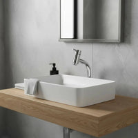 Torneira para Banheiro Lorenzetti Swan 1192 C42 Cromada de Mesa – Bica Baixa 1/4 de Volta
