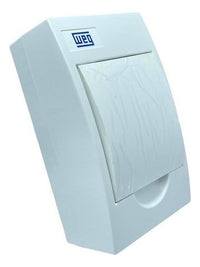 Quadro De Distribuição De Sobrepor Weg 4 Disjuntores Branco