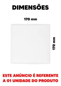 Painel LED 24W Quadrado Embutir 4000K Bivolt Branco Neutro Avant