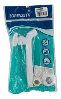 Torneira para Pia Lorenzetti Brio 1132 F34 Parede Bica Reta Longa 18cm Branco Fosco